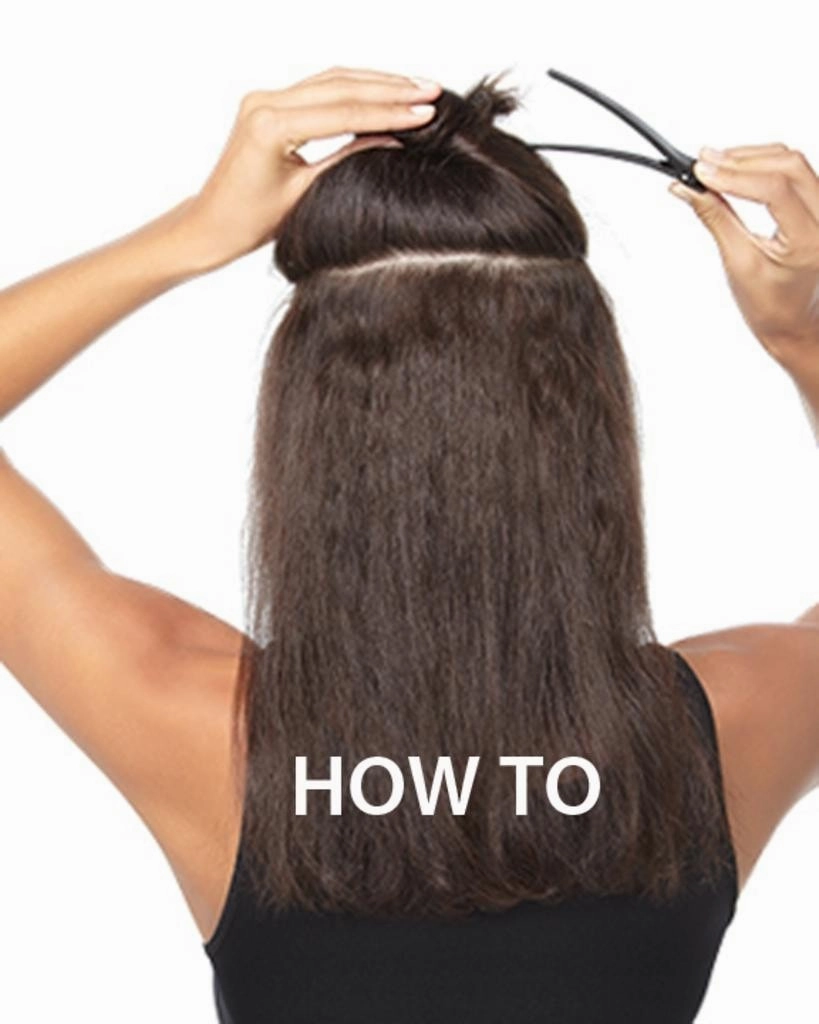 18 inch 8 Piece Wavy Hair Extensions