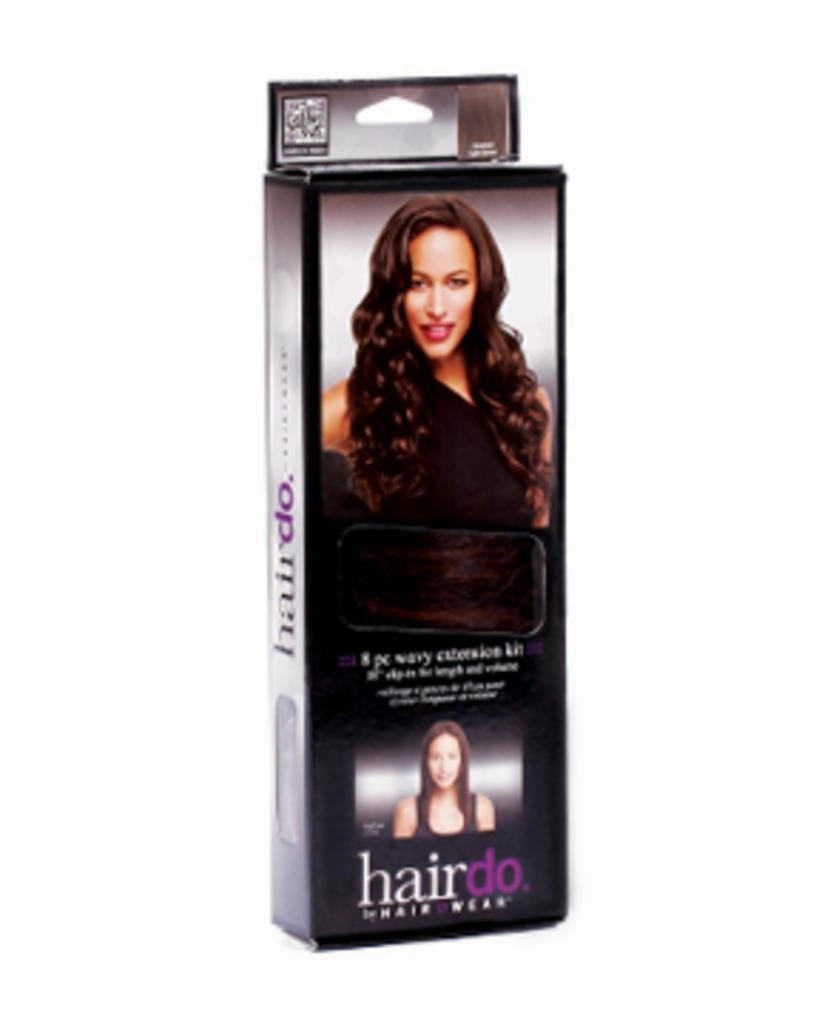 18 inch 8 Piece Wavy Hair Extensions