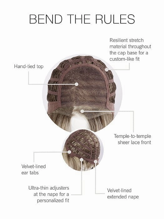 Accessories_Gabor_Wigs Hairpieces Bend the Rules | Synthetic Lace Front Wig (Hand-Tied Top)