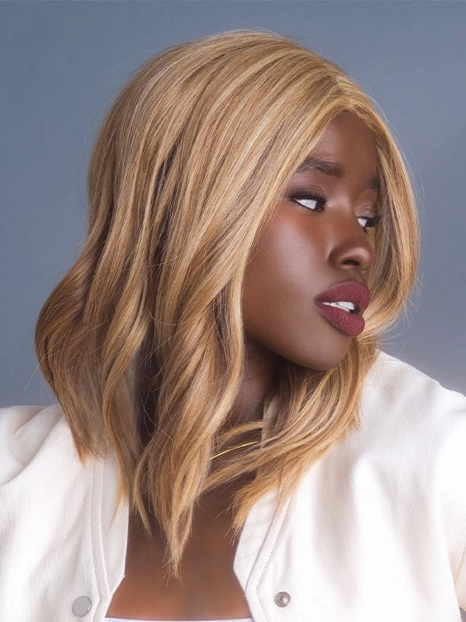 Accessories_Rene Of Paris_Wigs Hairpieces High Heat Mid Wavy Topper | Synthetic Hair Topper (Lace Part)