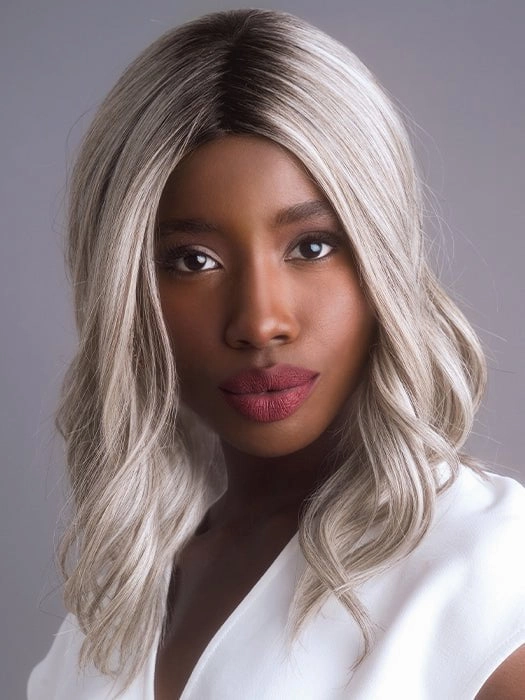 Accessories_Rene Of Paris_Wigs Hairpieces High Heat Mid Wavy Topper | Synthetic Hair Topper (Lace Part)