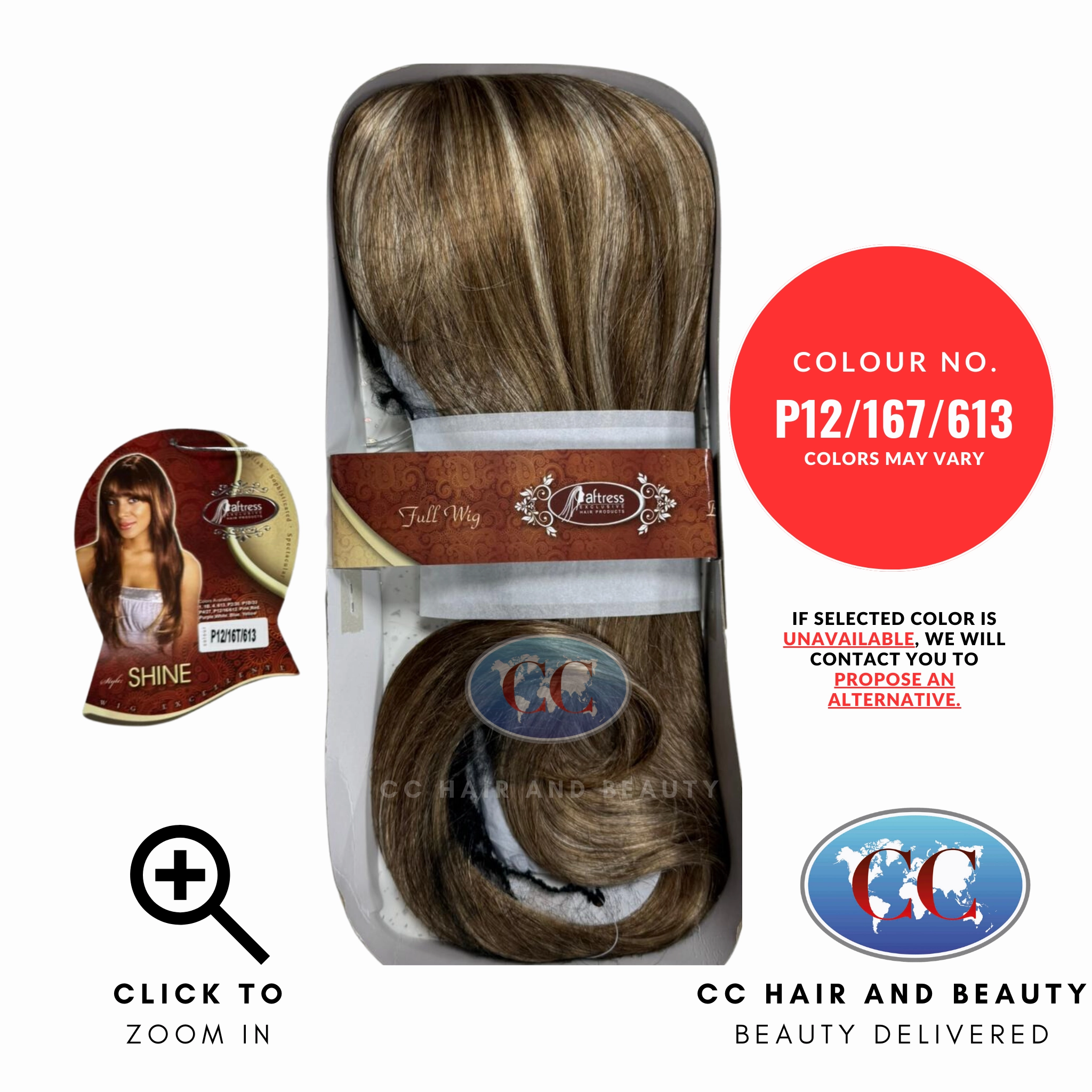 Aftress Synthetic Hair Wig - Shine