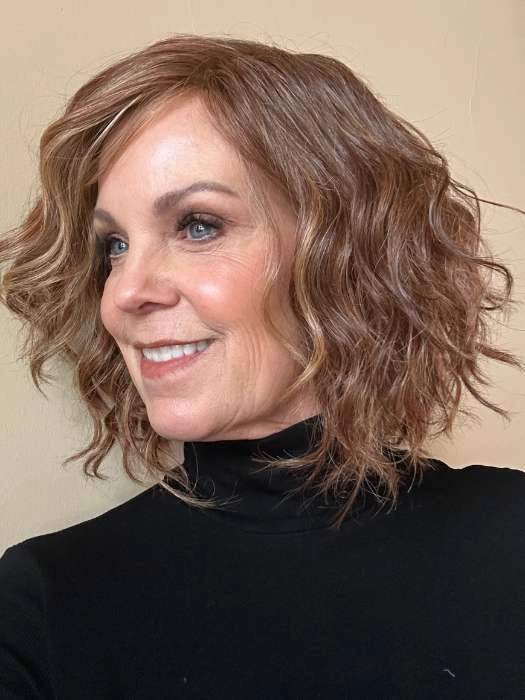 Beaming Beauty | Synthetic Lace Front Wig (Mono Part)