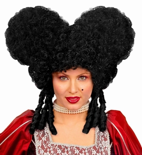 Black Baroque Wig
