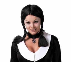 Black Schoolgirl Pig Tails Wig