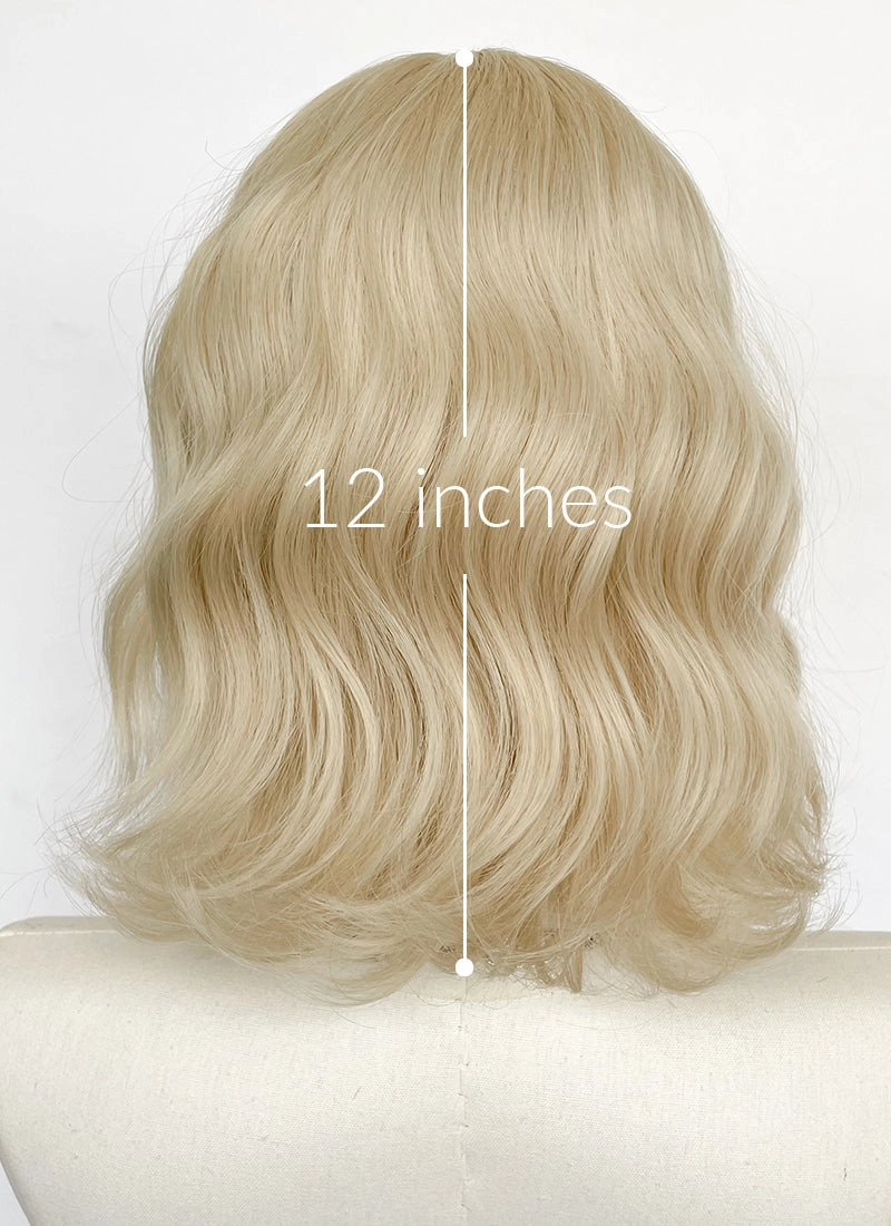 Blonde Wavy Bob Synthetic Hair Wig NS552