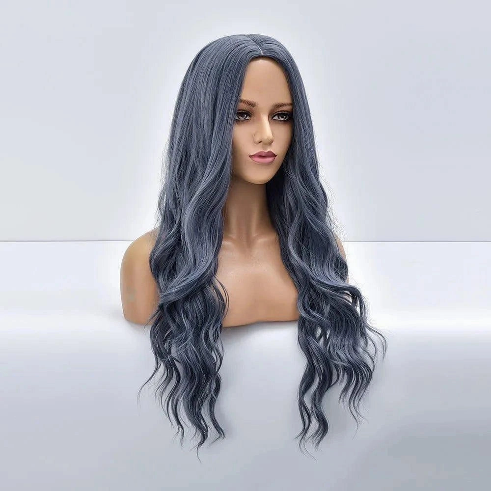 Blue Grey Wig