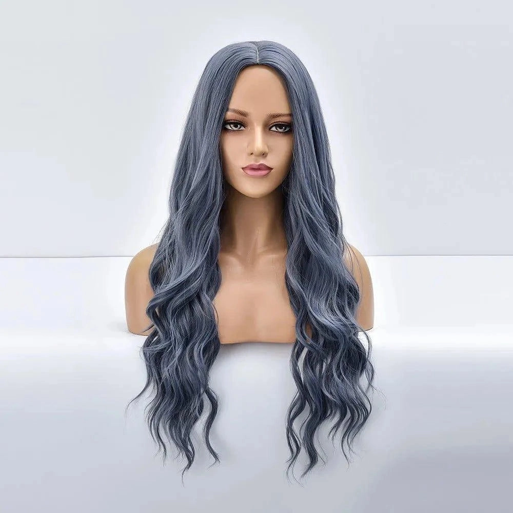 Blue Grey Wig