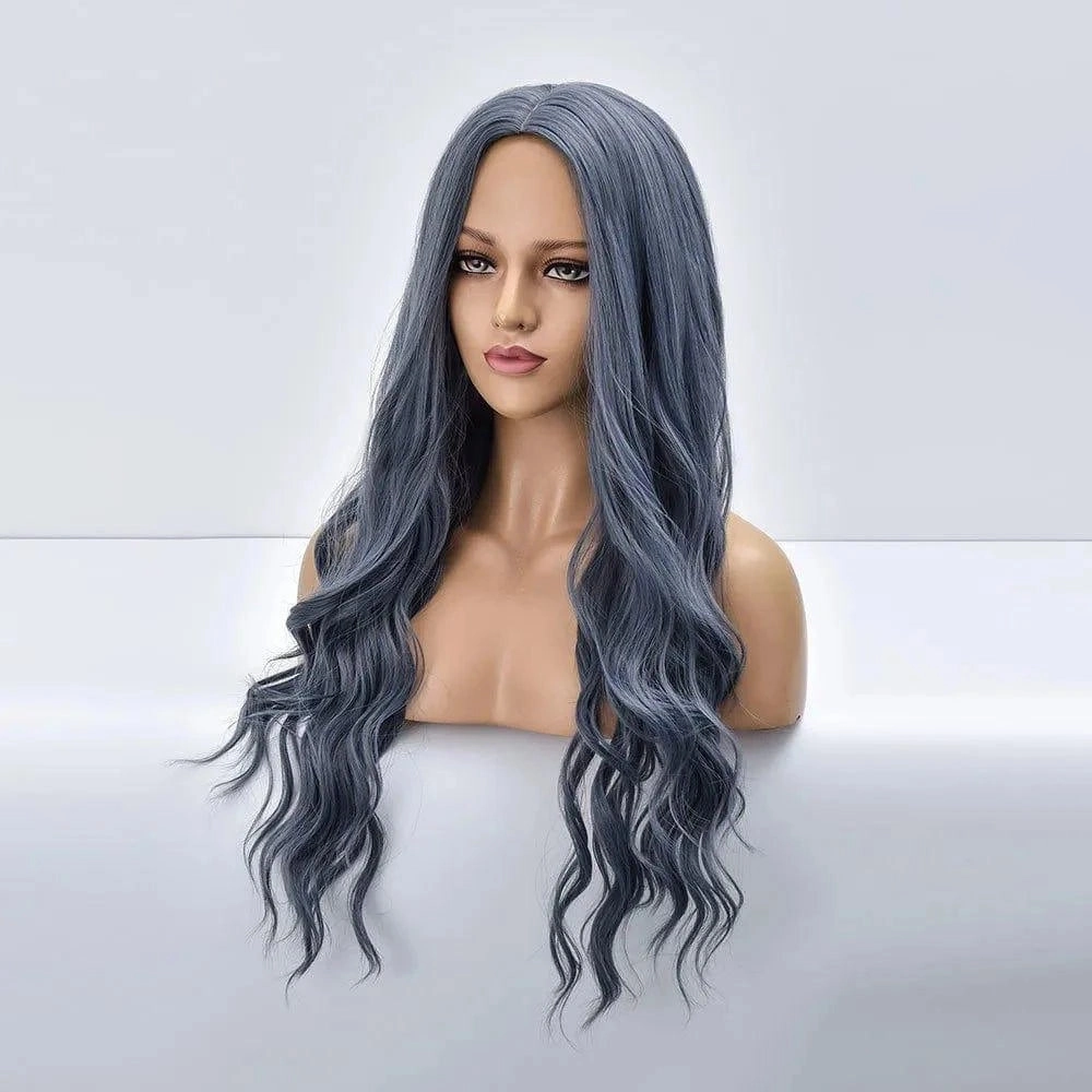 Blue Grey Wig