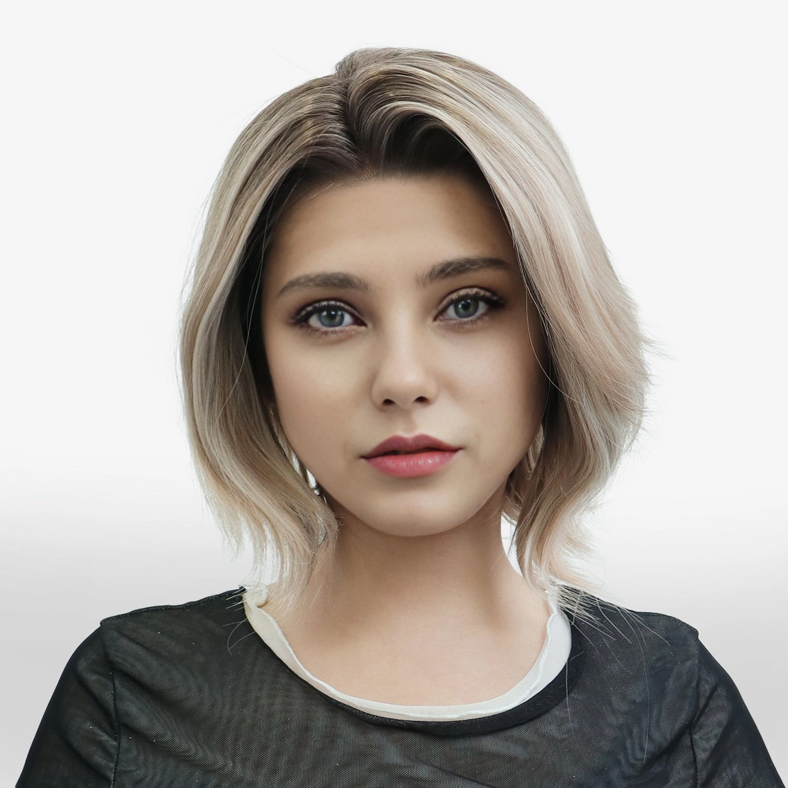 Brenda Collection-Alma short Blonde Bob lace Front wig 13*3  - K111-2430