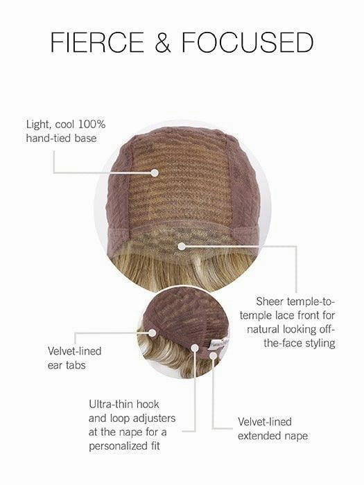 Fierce and Focused Wig by Raquel Welch |100% Hand Tied Synthetic Lace Front
