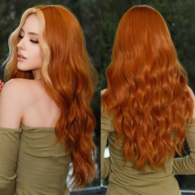 Ginger Hair With Blonde Money Piece