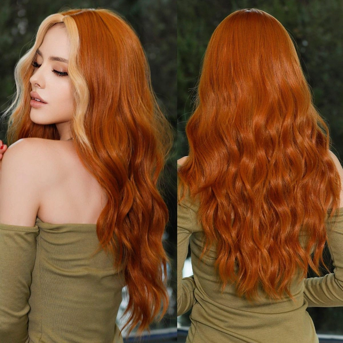 Ginger Hair With Blonde Money Piece