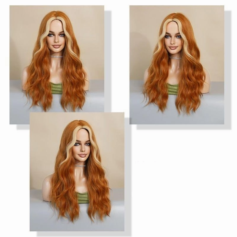 Ginger Hair With Blonde Money Piece