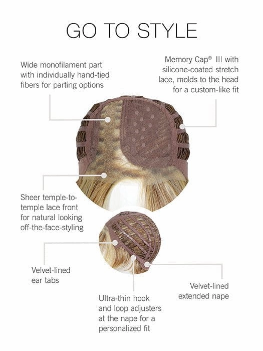 Go To Style | Synthetic Lace Front Wig (Mono Part)