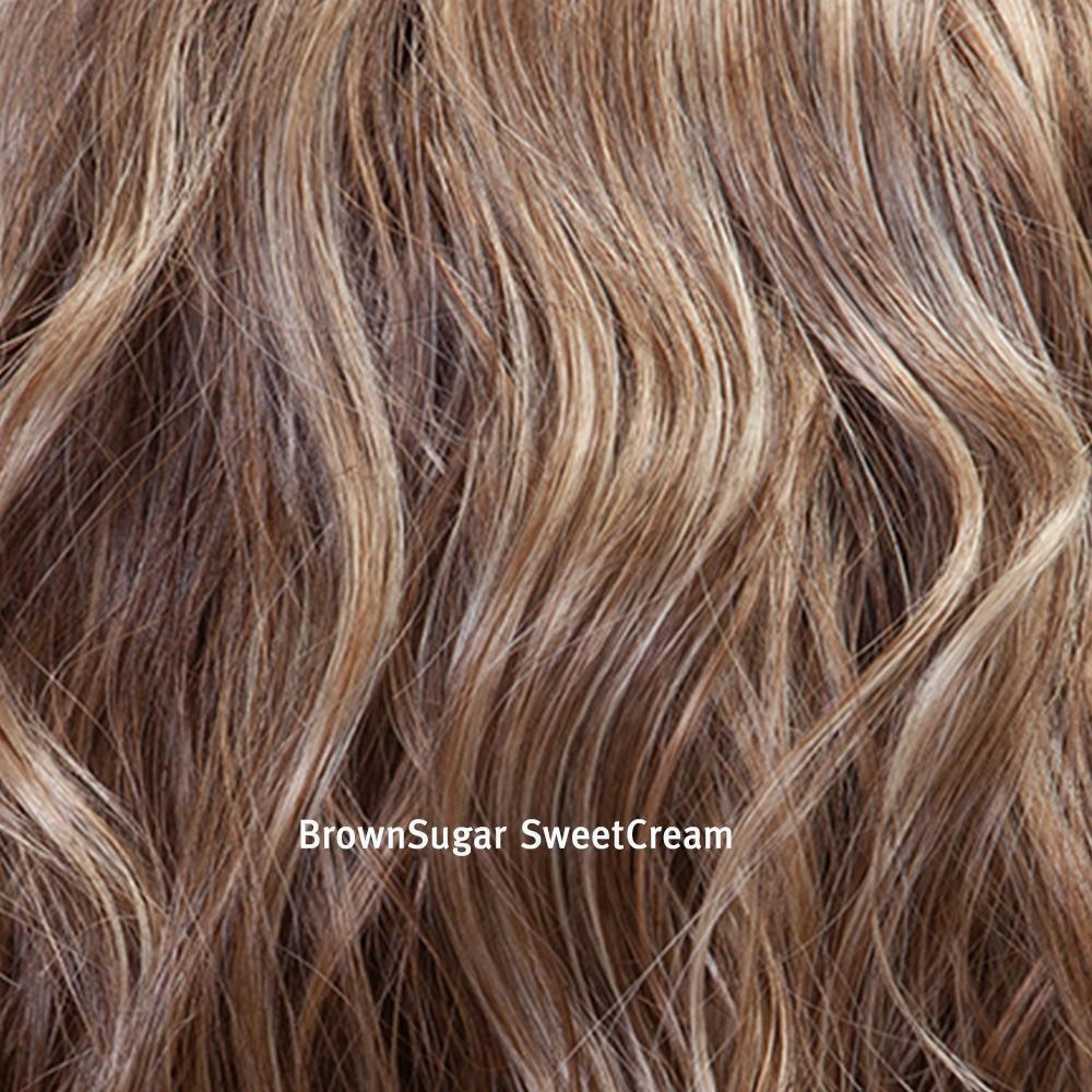 HAND-TIED Dalgona 16 Wig by Belle Tress | Heat Friendly Synthetic (Mono Part)