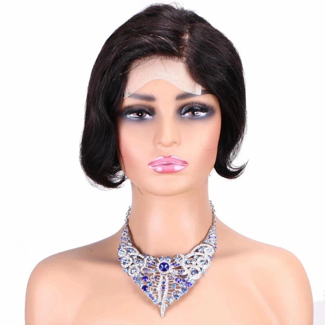 Human Hair Wig Brown