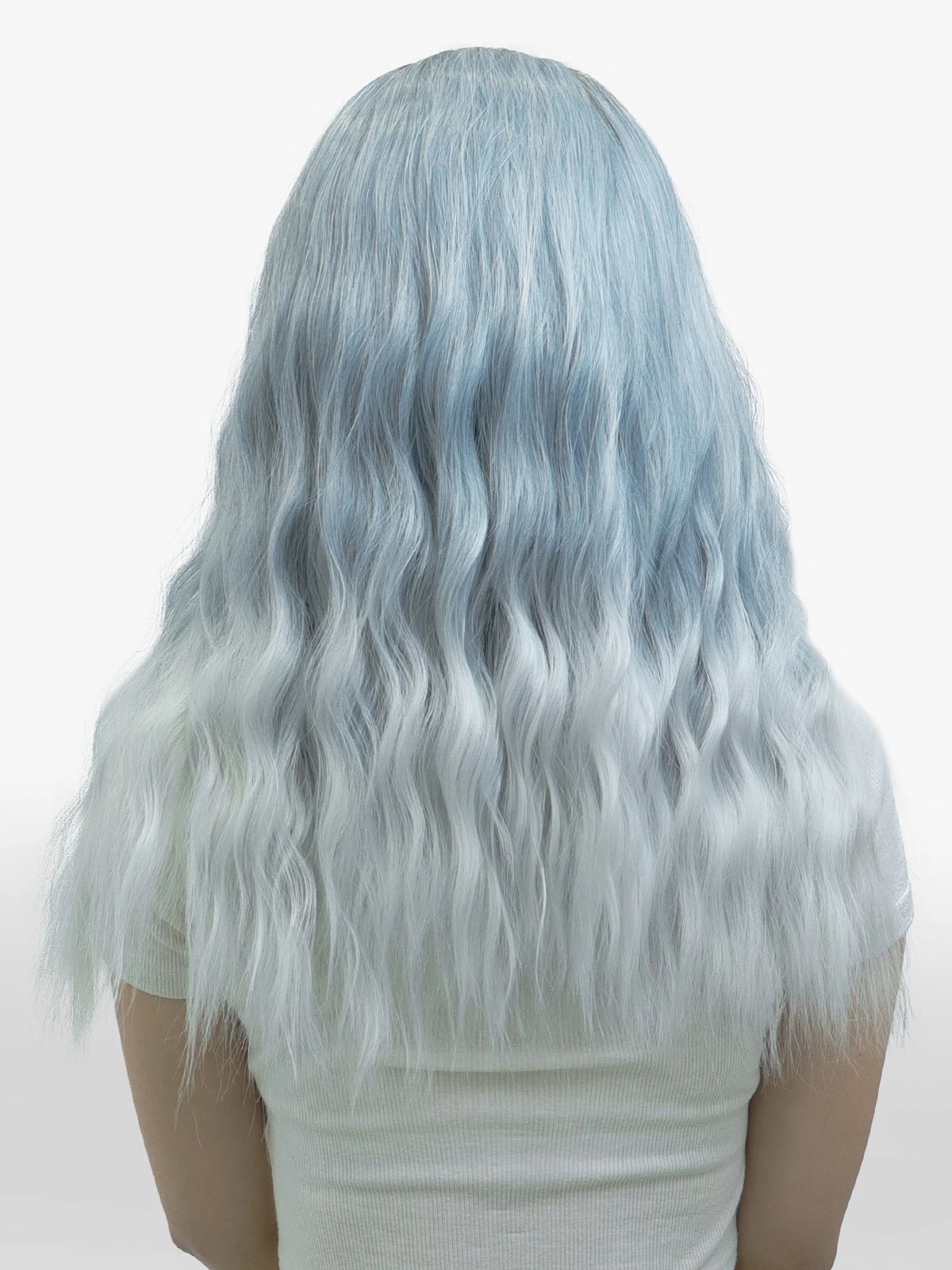 IMstyle Ali Blue ombre 13*3 lace Front water Wave natral rooting Glueless Synthetic lace Wigs-W192-2405