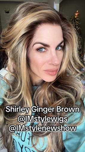 IMstyle Shirley Ginger Brown Big layer lace wig 13*4 free Parting Daily Dating Wig-F100-2445 (ELSA)