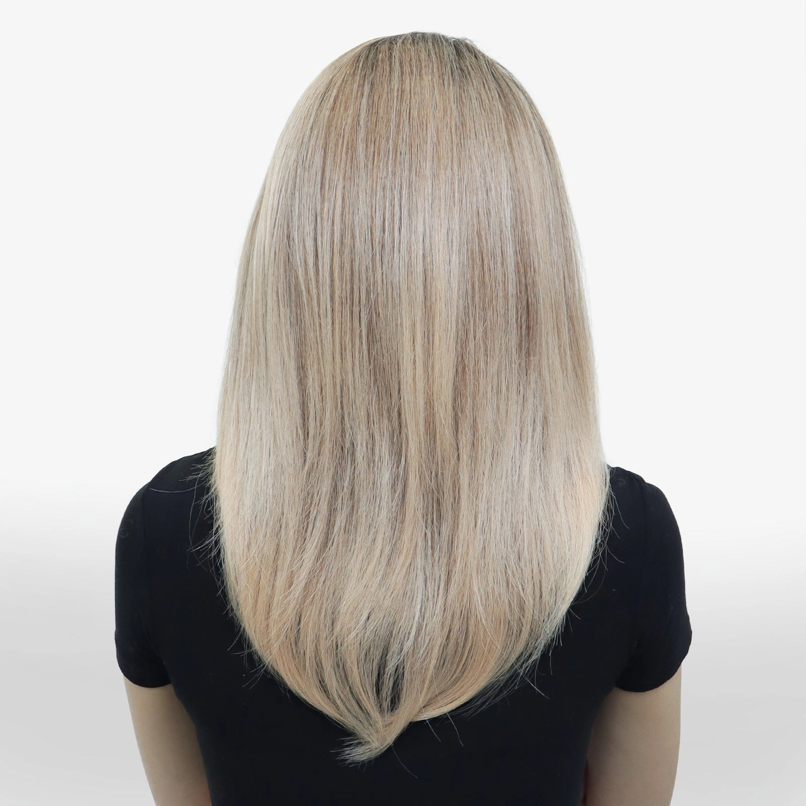 IMstyle Tess PRE-CUT-LACE apricot blonde layer cut low density 9*6 lace front Petite wigs K337-TTL4-PINK-C9X6