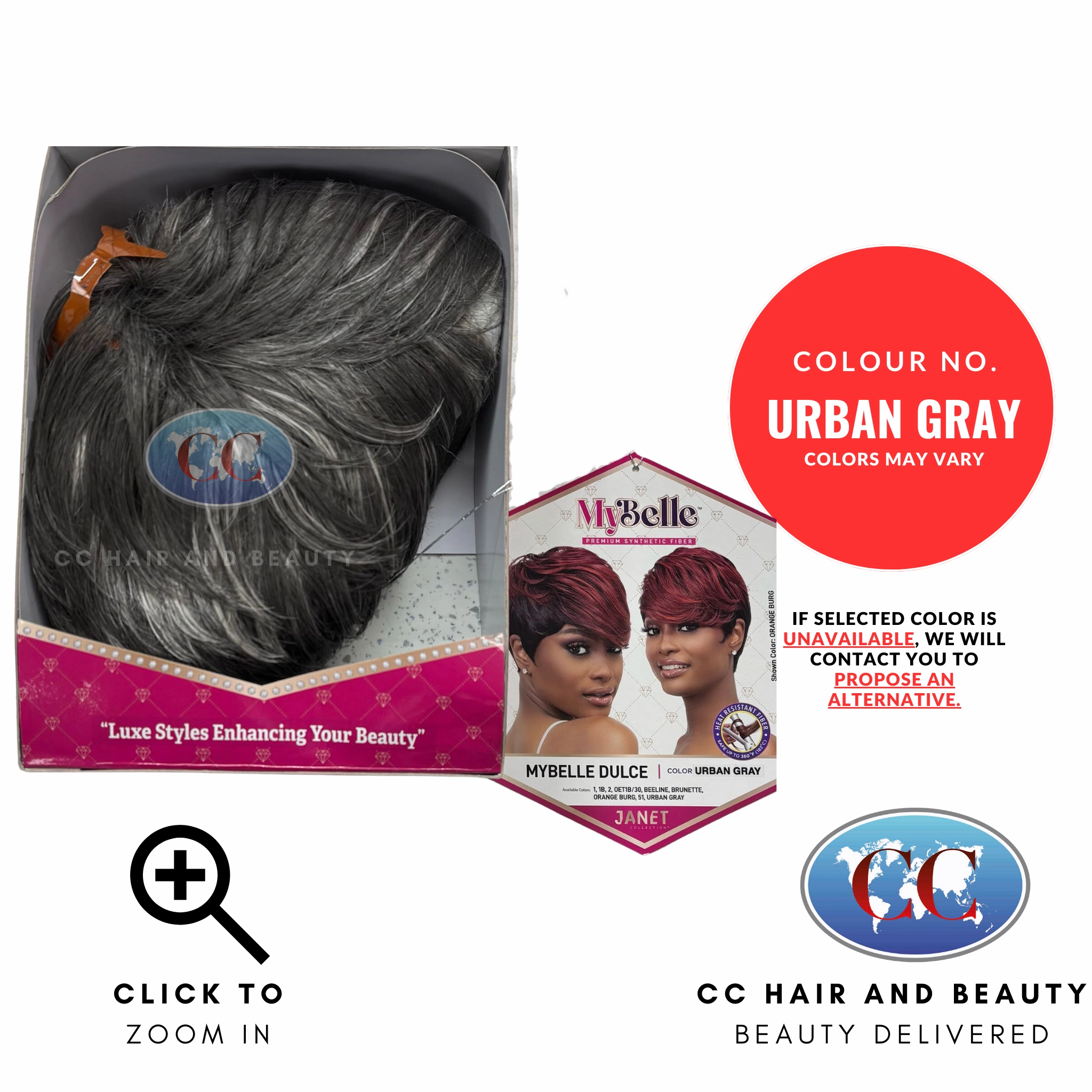 Janet Collection  Premium Synthetic Hair Wig - MyBelle DULCE