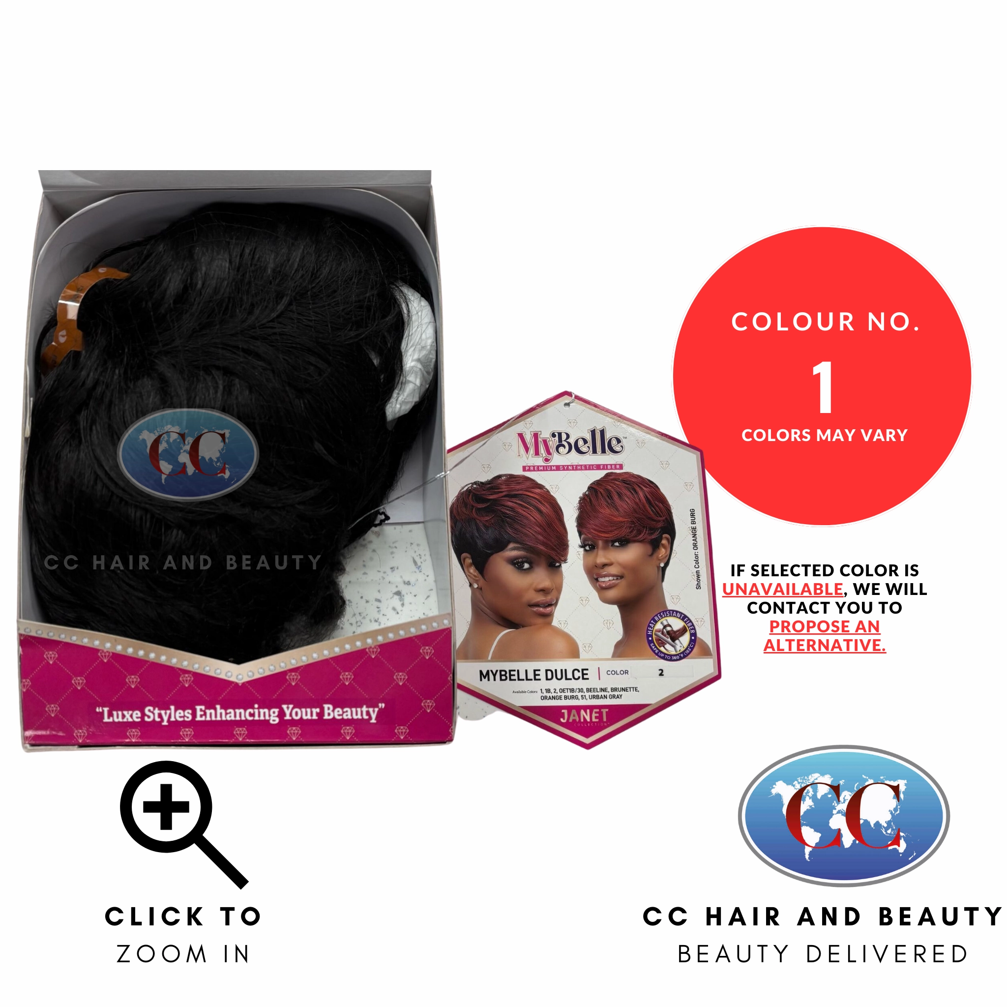 Janet Collection  Premium Synthetic Hair Wig - MyBelle DULCE