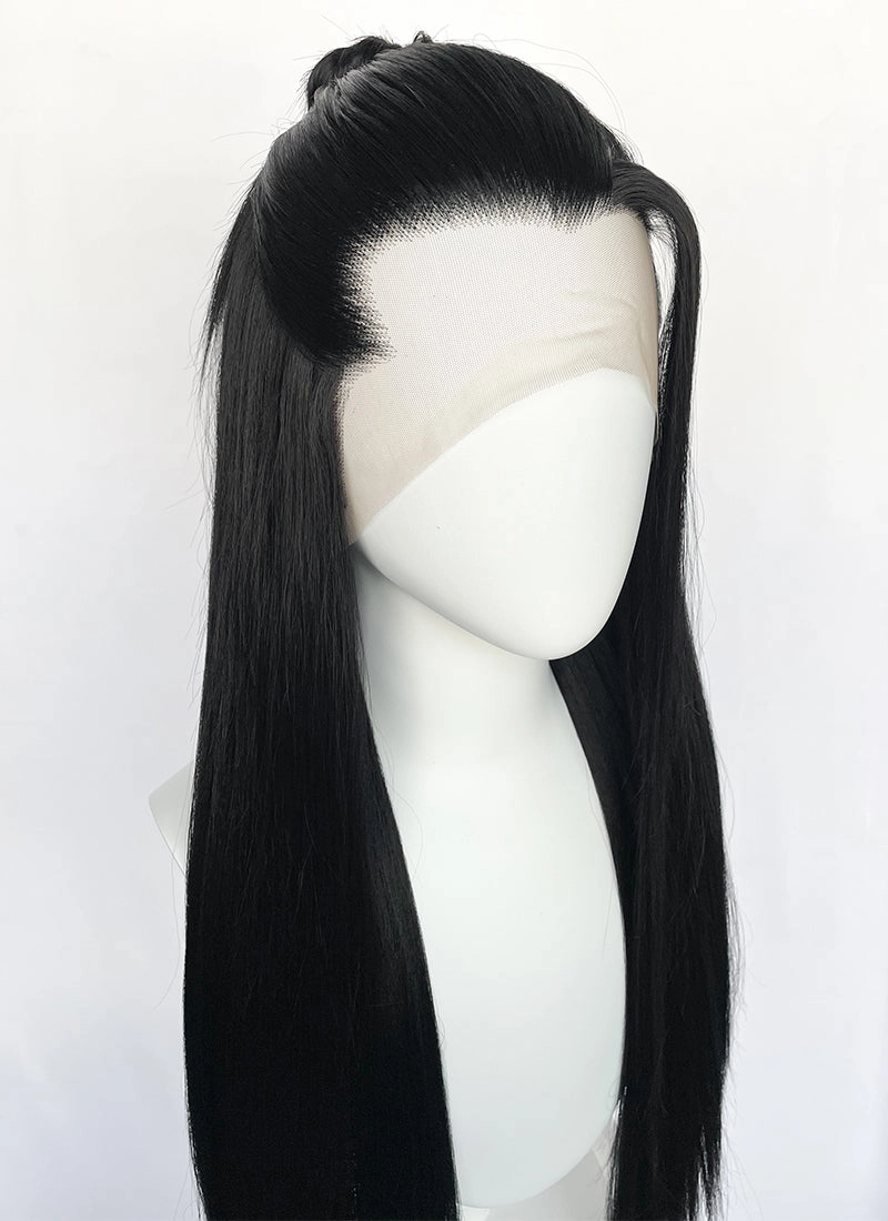 Jujutsu Kaisen Suguru Geto Black Braided Lace Front Synthetic Wig LF2149