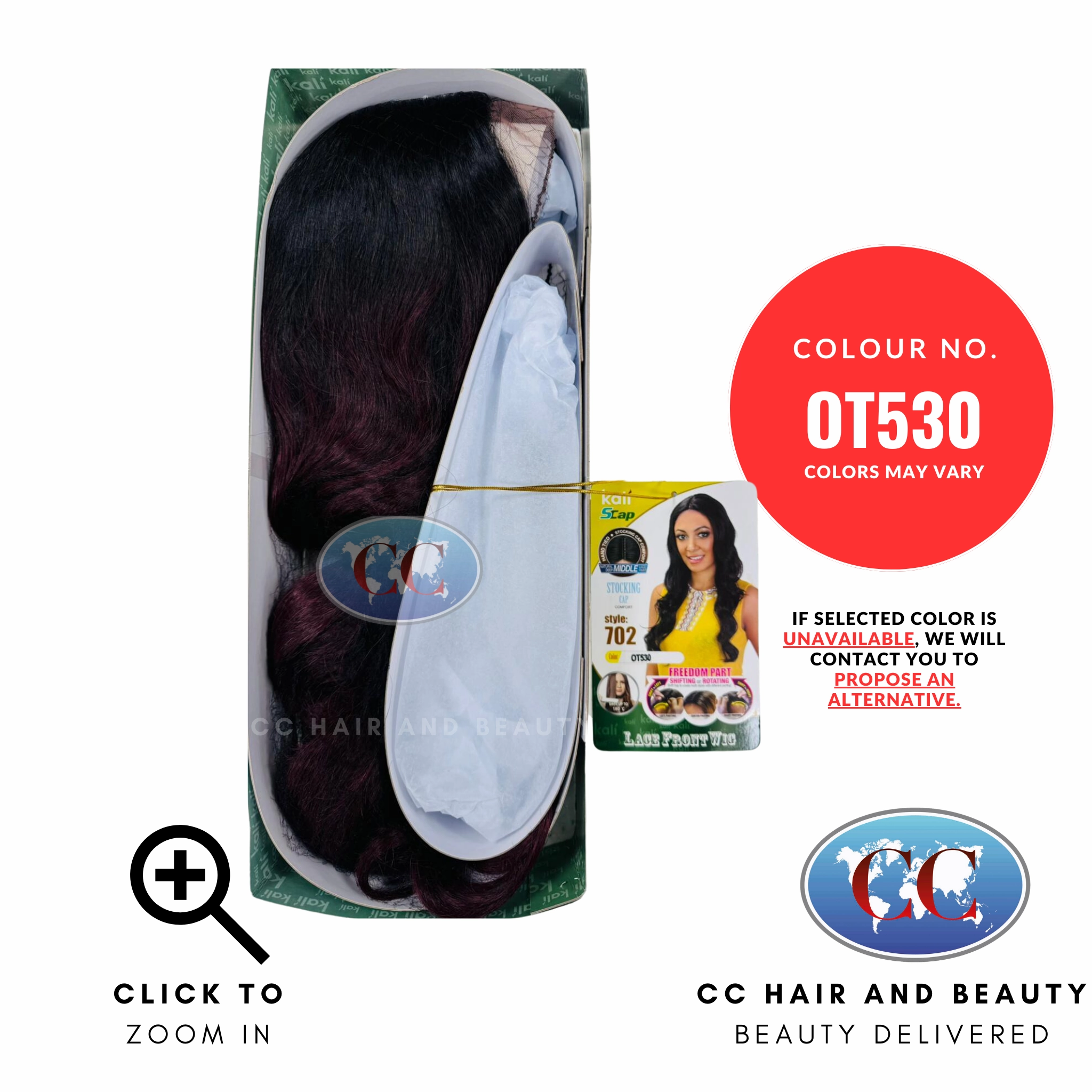 Kali Synthetic Hair Freedom Part Lace Wig - 702