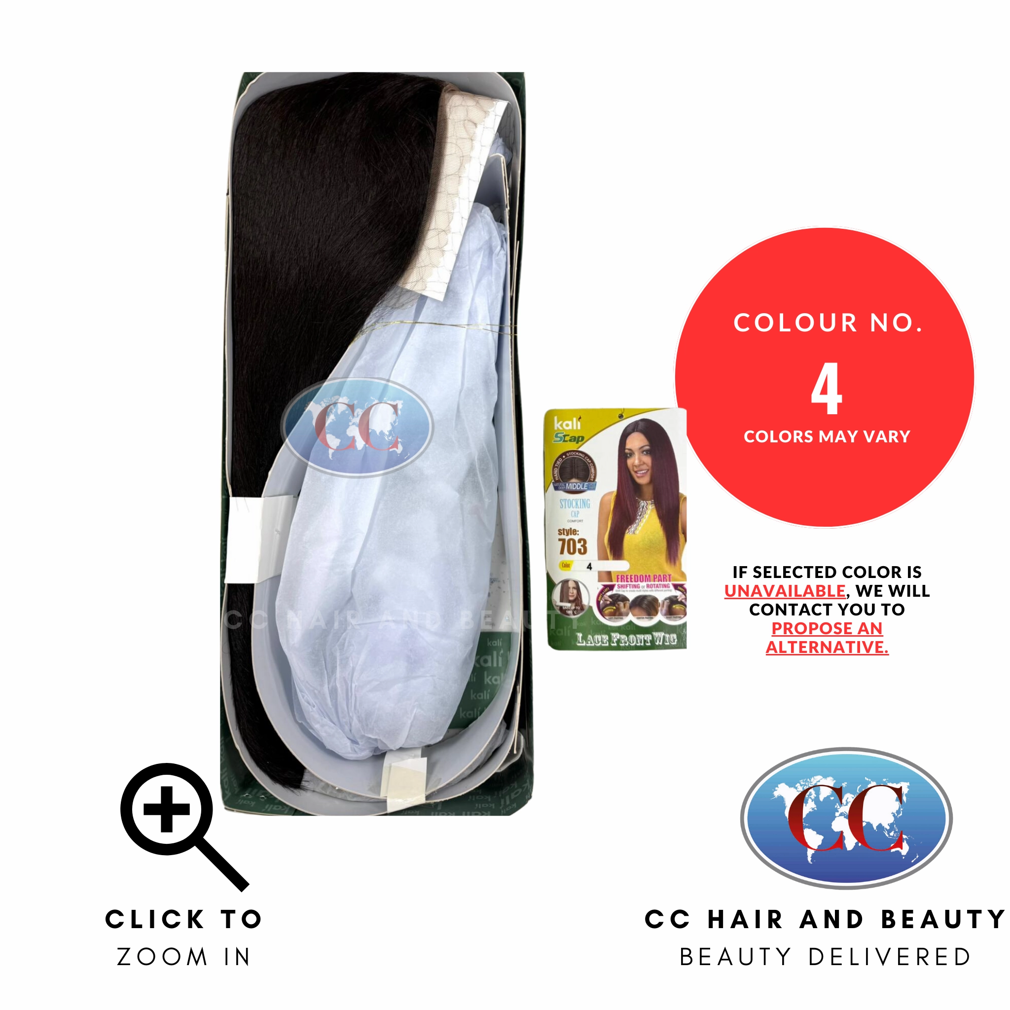 Kali Synthetic Hair Freedom Part Lace Wig - 703
