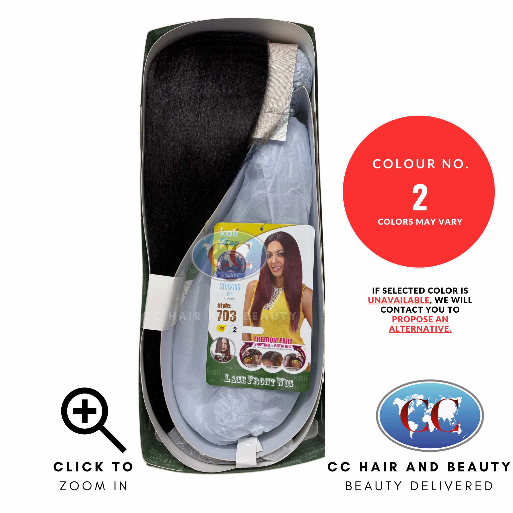 Kali Synthetic Hair Freedom Part Lace Wig - 703