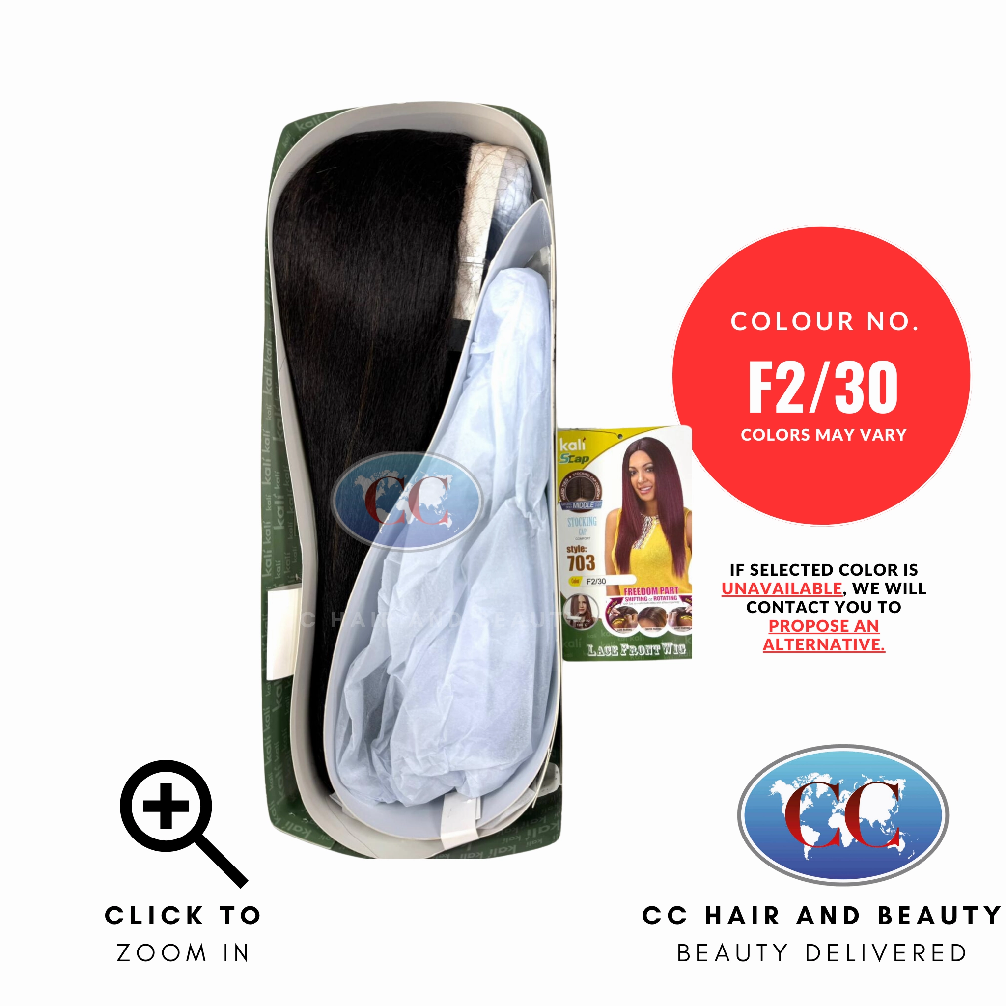 Kali Synthetic Hair Freedom Part Lace Wig - 703