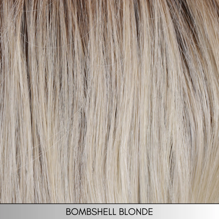 Lace Front Mono Topper Peerless 16&quot; - Caf Collection by BelleTress