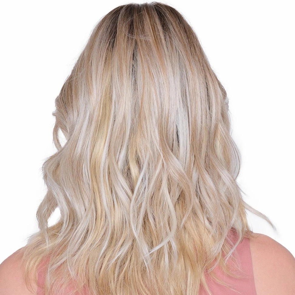Lace Front Mono Topper Peerless 16&quot; - Caf Collection by BelleTress