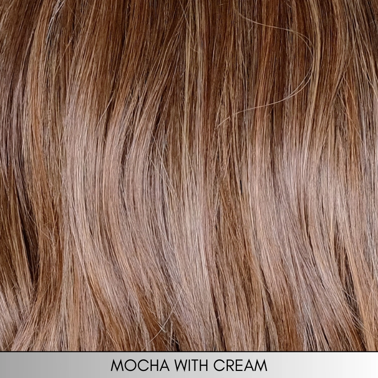 Lace Front Mono Topper Peerless 16&quot; - Caf Collection by BelleTress