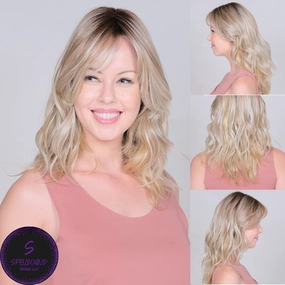 Lace Front Mono Topper Peerless 16&quot; - Caf Collection by BelleTress