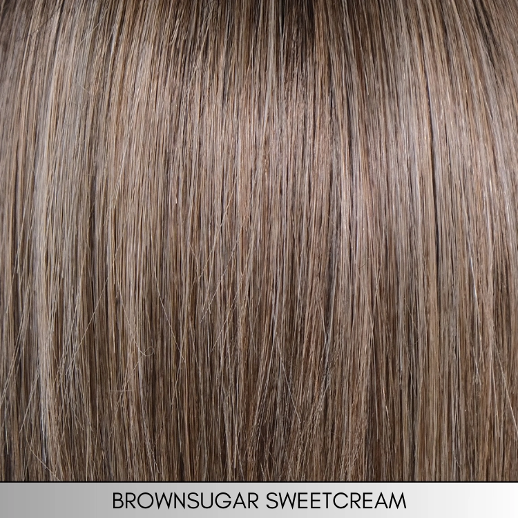 Lace Front Mono Topper Peerless 16&quot; - Caf Collection by BelleTress
