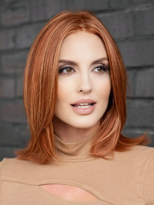 Lisa | Human Hair/Synthetic Hair Blend Lace Front Wig (Mono Top)