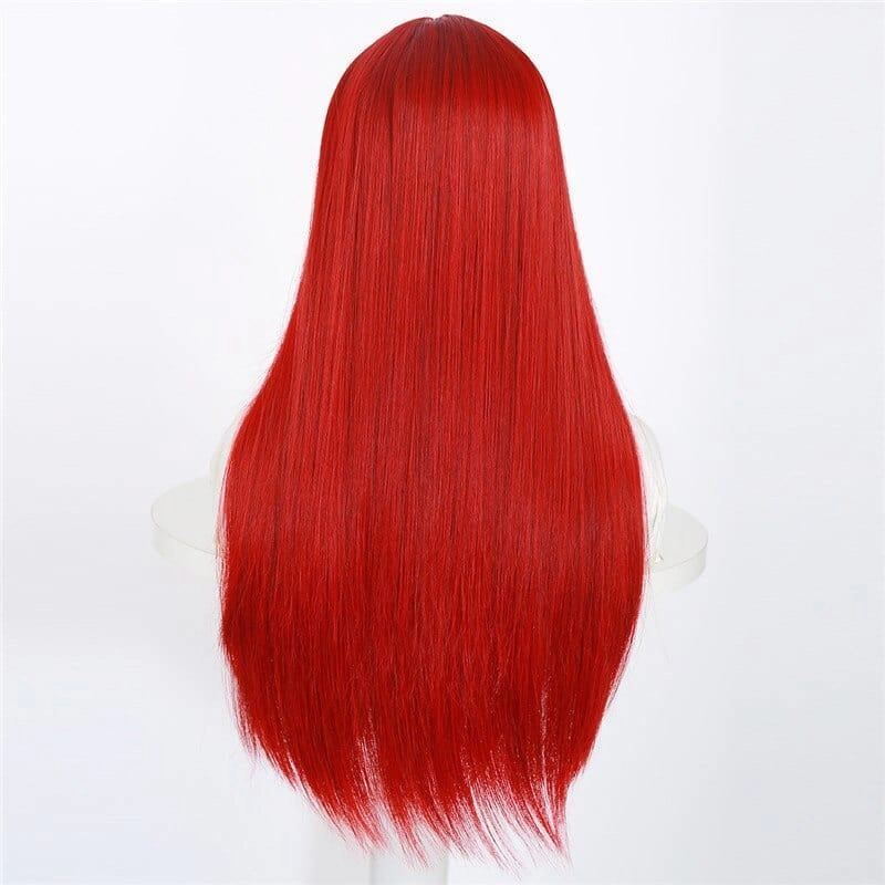 Long Red Lace Front Wig