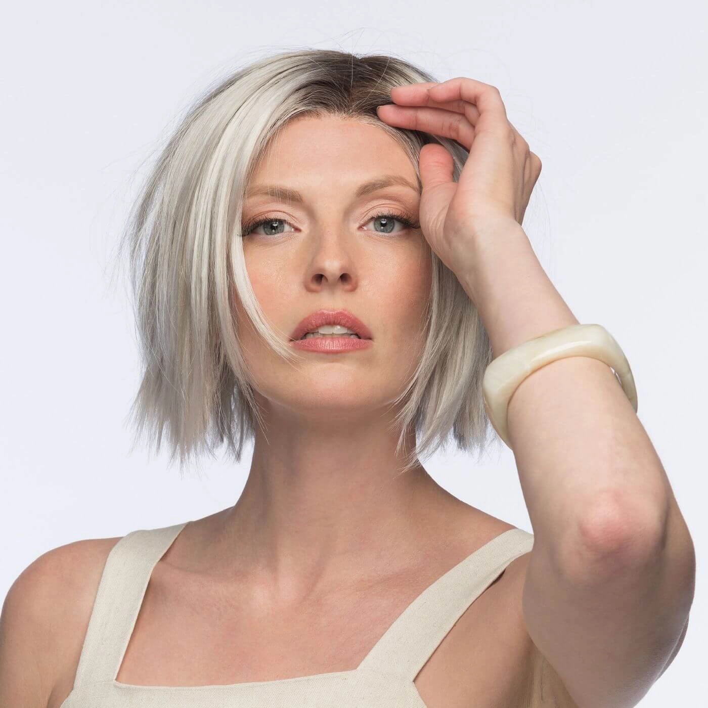 Lumi Mono Top Swiss Lace  Front Wig Swiss Lace Collection by Estetica Designs