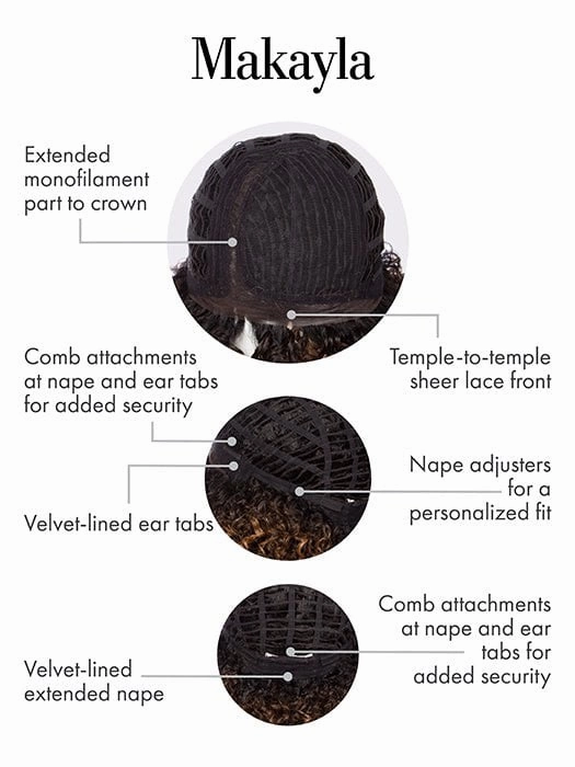 Makayla | Synthetic Lace Front Wig (Mono Part)