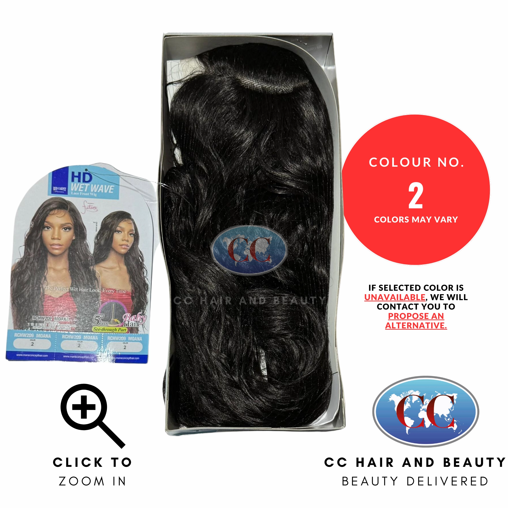 Mane Concept Red Carpet Wet Wave HD Lace Front Wig - RCHW209 Moana