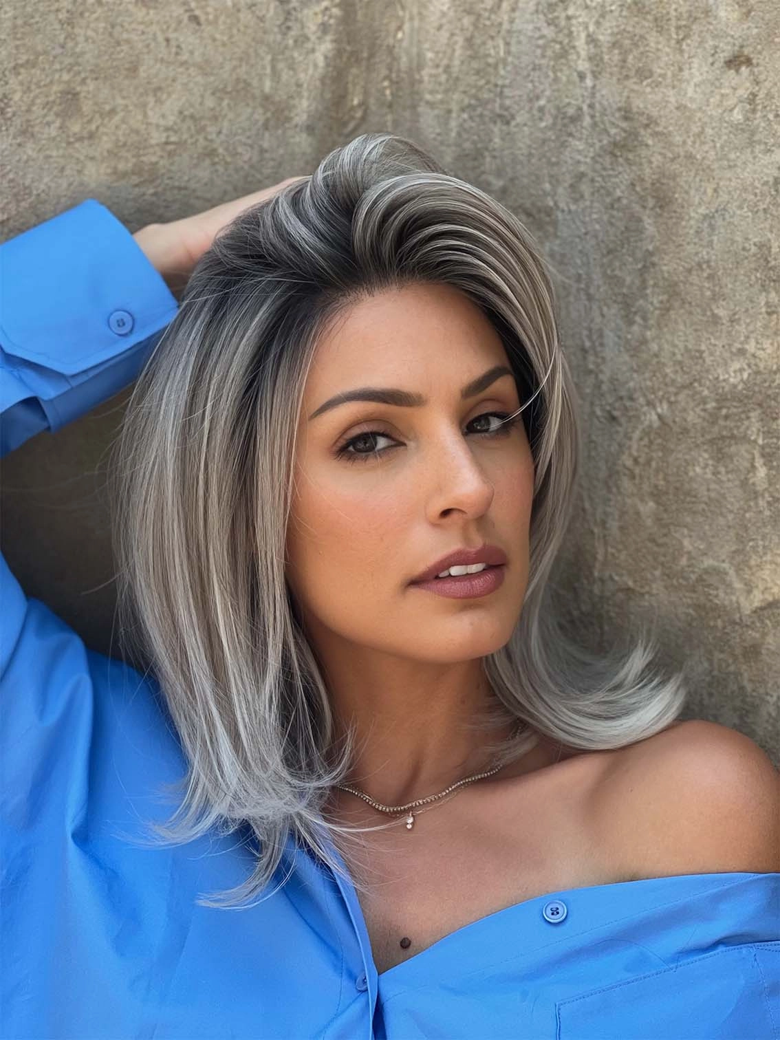 Melody | Synthetic Lace Front Wig (Mono Top)