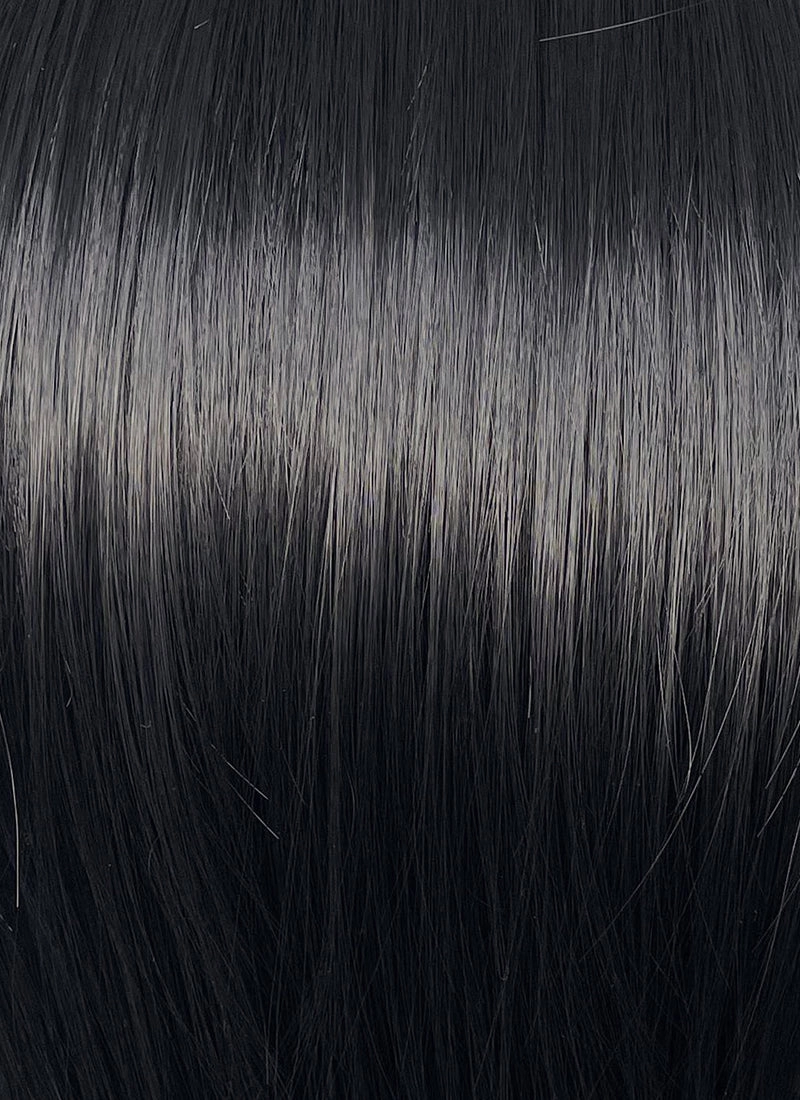 Nana Jet Black Straight Bob Lace Front Synthetic Wig LF6040