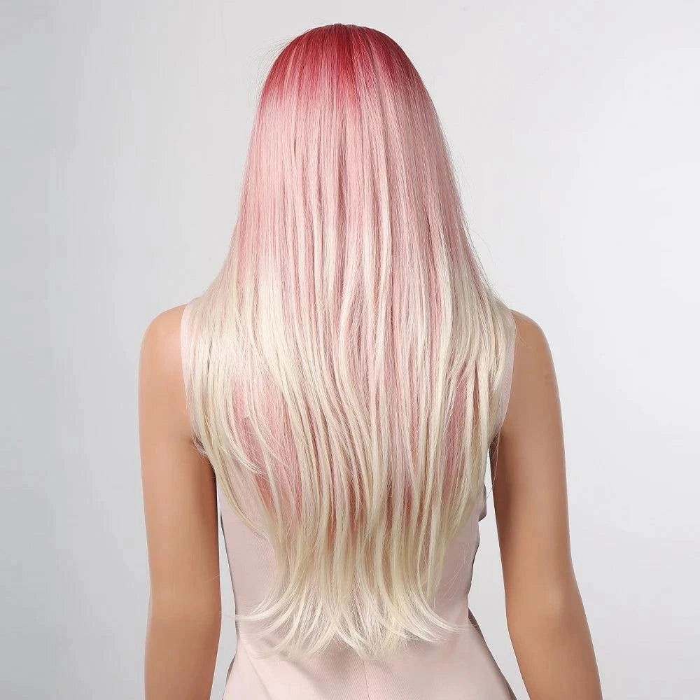Pink Ombre Lace Front Wig