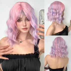 Purple and Pink Wig