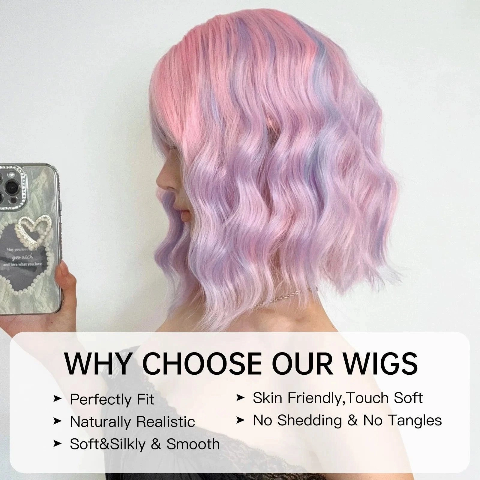Purple and Pink Wig