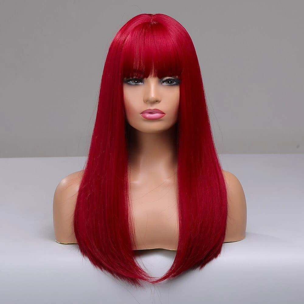 Red Hair Long Wig