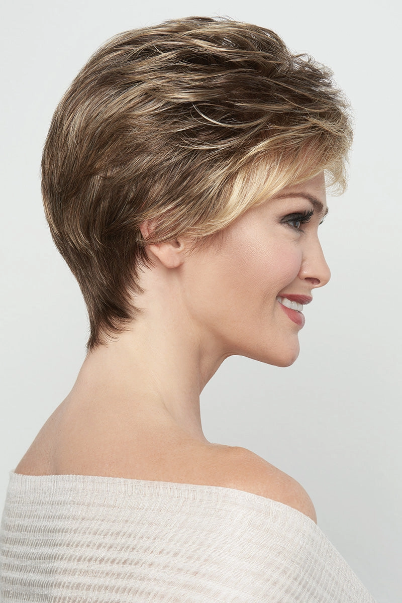 Sale - Raquel Welch Wigs - Crushing on Casual Elite - Color: Shaded Iced Latte Macchiato (SS17/23)