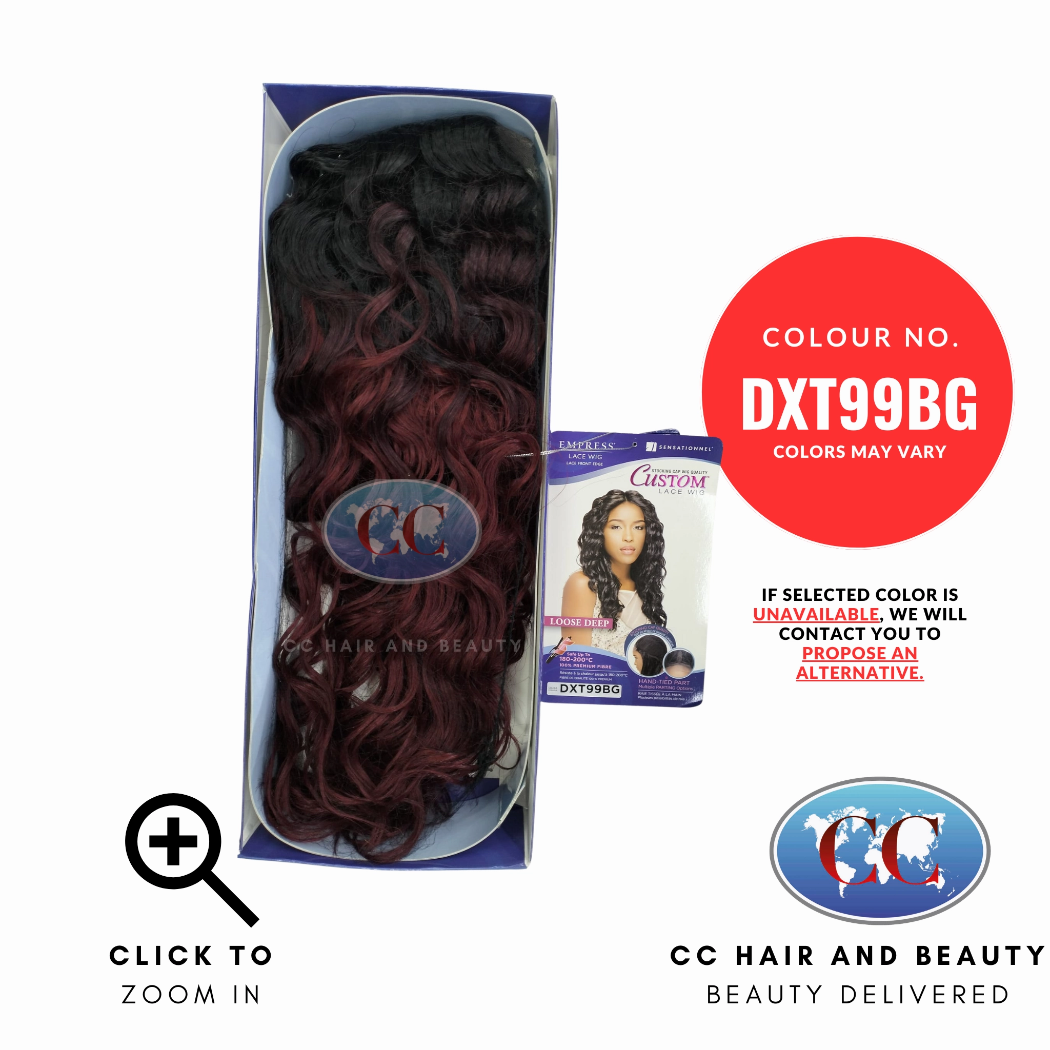 Sensationnel Empress Custom Lace Front Wig - Loose Deep
