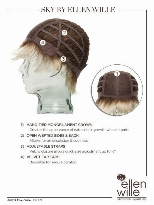 Sky by Ellen Wille | Synthetic Wig (Mono Crown)